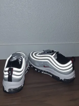 Nike Air Max 97 Plata y Rojo