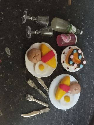 Mesa Comedor Sylvanian Families Completa