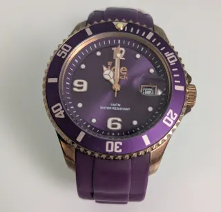 Reloj Ice Watch Morado y Dorado