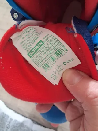 Patines en línea Oxelo niño azul/rojo