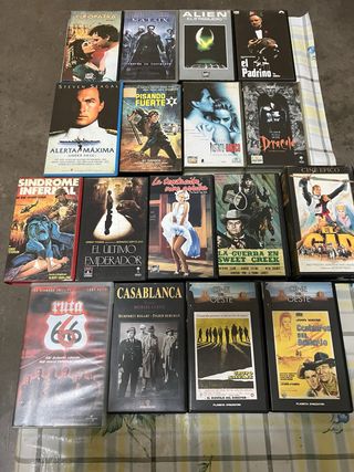 Lote Películas VHS Colección Clásicos