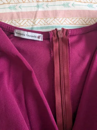 Vestido buganvilla con cinturón floral