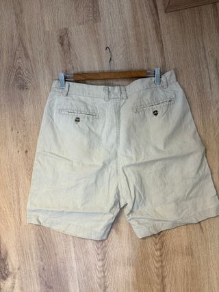 Bermudas beige hombre vintage Talla L