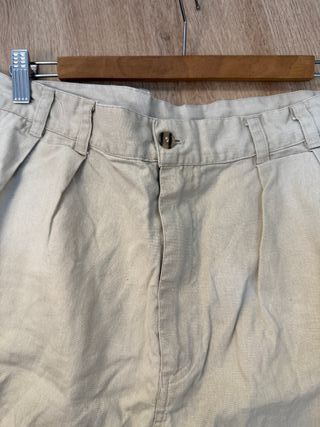 Bermudas beige hombre vintage Talla L