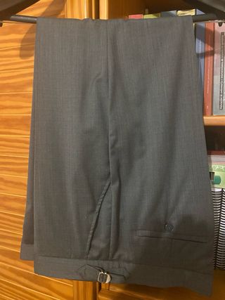 Chaqué Silbon Pantalón Chaleco Gris Verde