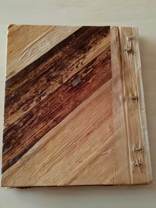 Álbum de fotos ecológico artesanal