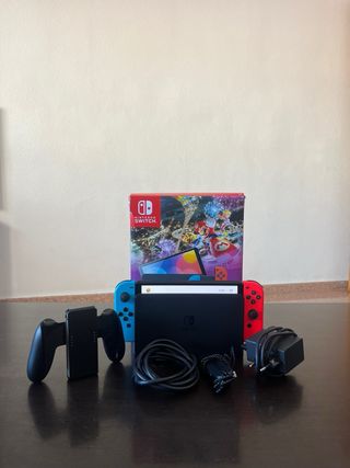 ¡NUEVA! Nintendo Switch OLED Mario Kart 8 Deluxe