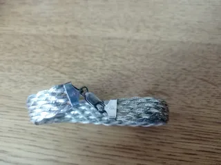 Pulsera de plata trenzada