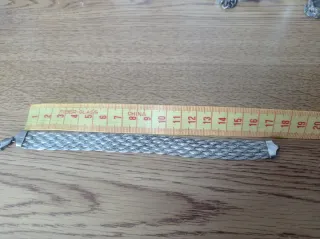 Pulsera de plata trenzada