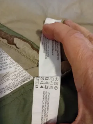 Chaqueta Camuflaje Estilo Militar