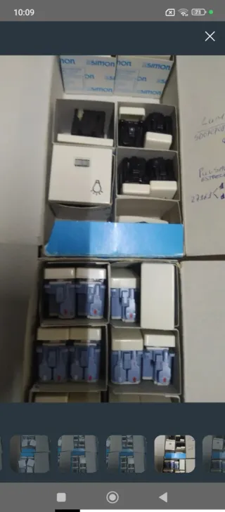 Mecanismos luz Simon Serie 27