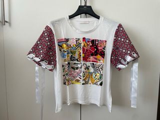 Luckylu Milano t-shirt donna stampata taglia M