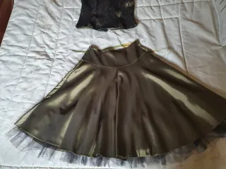 Conjunto falda y top ceremonia mujer