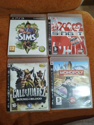 Lote 4 Juegos PS3