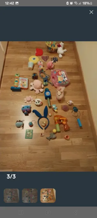 Lote de juguetes variados