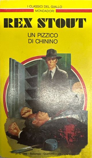 Set 7 (sette) libri gialli di Rex Stout