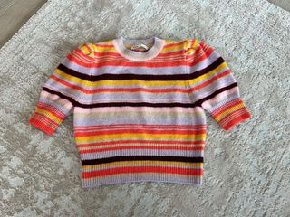 Jersey Zara rayas manga abullonada