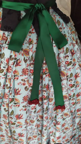 Delantal huertana verde