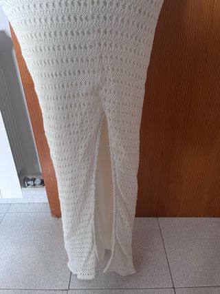 Vestido ajustado adlib ganchillo péplum Bershka