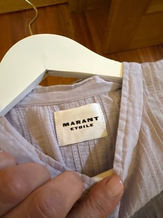 Blusa Isabel Marant Leaza Talla 40 Lila