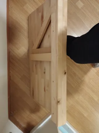 Mesa abatible de pared madera 79x56