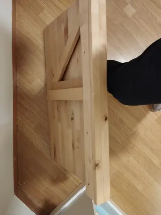 Mesa abatible de pared madera 79x56