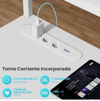 Escritorio de esquina moderno