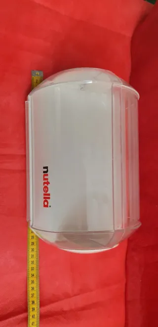 Contenitore Nutella trasparente da collezione.