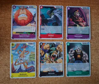 Piccolo lotto di carte di One Piece TCG eng