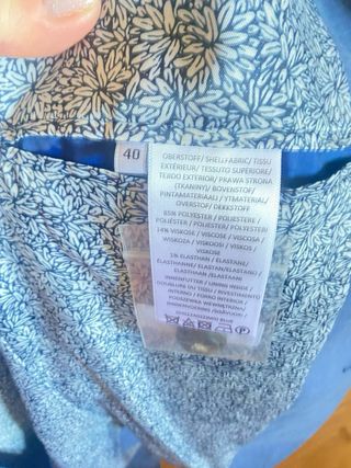 Americana azul talla 40. Impecable