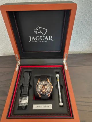 Reloj Jaguar Special Edition Hombre Negro nuevo