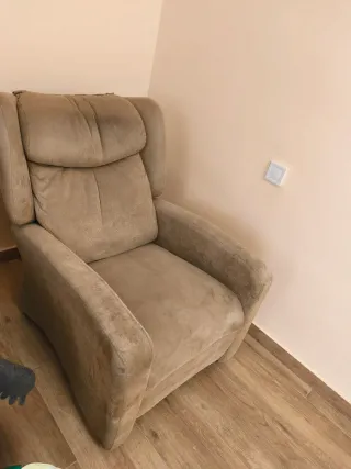 Butaca reclinable beige