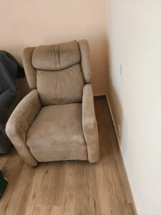 Butaca reclinable beige
