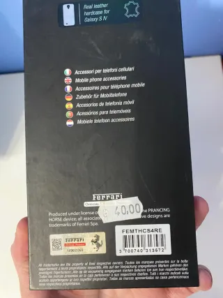 Ferrari Custodia per Galaxy S IV Rossa