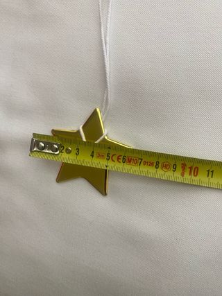 Estrelas Christian Dior Dourada e Prateada