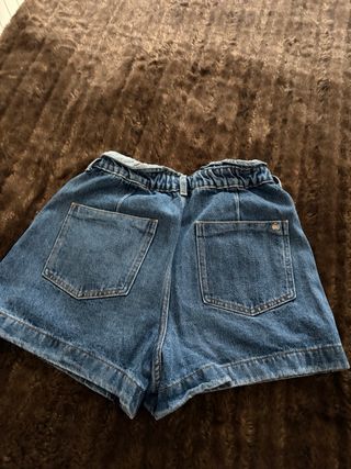 Shorts vaqueros de cintura alta