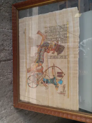 Papiro Egipcio con Certificado