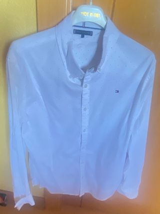 Camisa Tommy Hilfiger Blanca talla 176 cm