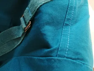 Camisa entallada azul talla S