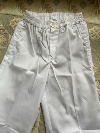 Pantalón de trabajo blanco Talla XS
