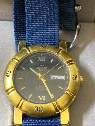 Orologio Anthony Placcato Oro Automatico