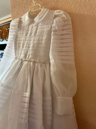 Vestido de Comunión Blanco + Enagua