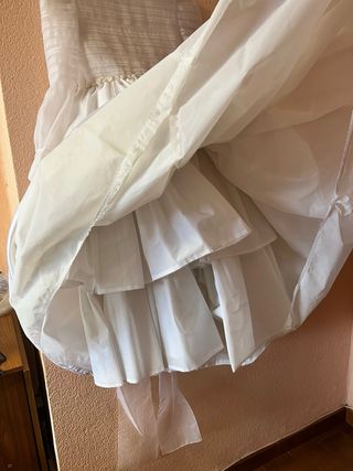 Vestido de Comunión Blanco + Enagua