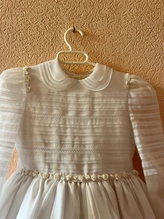 Vestido de Comunión Blanco + Enagua