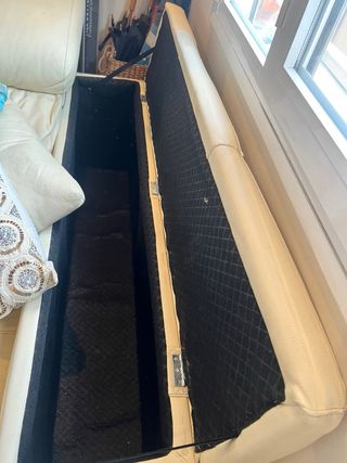 Sofá Chaise Longue 3 Plazas Piel Natural