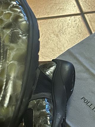 Pollini stivaletti pelle e camoscio