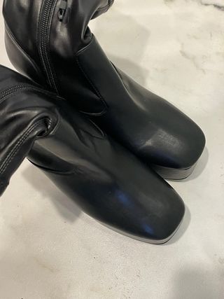 Botines Zara plataforma tacón 38