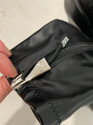 Botines Zara plataforma tacón 38