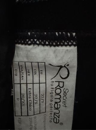 Faja Panty Postquirúrgica Negra