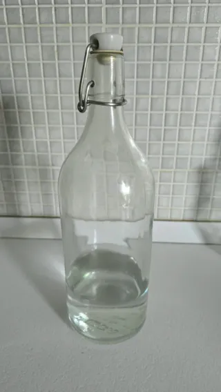 6 Bottiglie Vetro 1 Litro